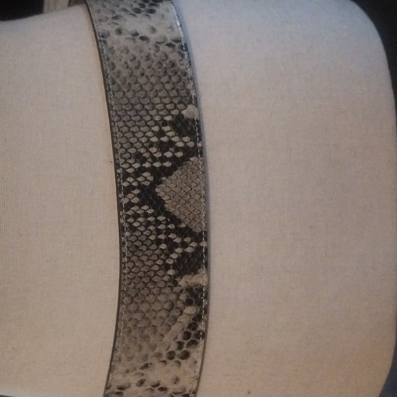 Carlisle Genuine Snakeskin Leather Belt Size L Made in Italy - Picture 5 of 8